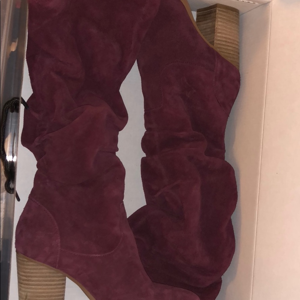 Nine West burgundy boots
